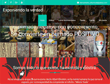 Tablet Screenshot of exponiendolaverdad.com